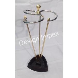 Porte-parapluie en métal de qualité supérieure plaqué argent et or nouveau présentoir de sol unique porte-parapluie prix de gros - Product Image 4