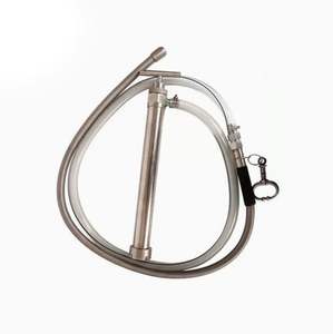 Bomba de estómago de construcción Premium Bomba de estómago de acero inoxidable veterinaria de alta calidad 120ml 200ml 700ml 32 cm 52 cm 65 cm - Product Image 1