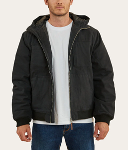 Vestes en toile pour hommes, prix d'usine, vente chaude, respirantes, coupe-vent, col montant, manches côtelées, tricot, automne, personnalisables - Product Image 1