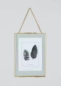 Premium Quality Handmade Classic Stylish Designer Wall Hanging Metal Photo <b>Frame</b> Brass Glass Photo Holder - Product Image 3