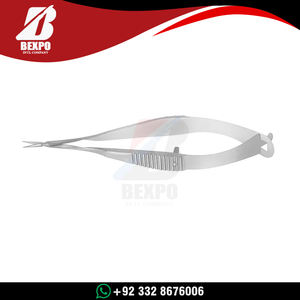 Tijeras Reutilizables para Capsulotomía Vannas, Micro-Punta, Acero Inoxidable, Instrumentos Microquirúrgicos Oftalmológicos, Neurocirugía, Estética - Product Image 3