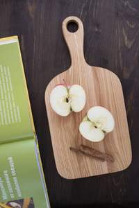 Planche à découper en bois massif en gros, directement de l'usine, planche à fromage irrégulière, logo gravé au laser, ustensiles de cuisine, bloc de boucher robuste - Product Image 2