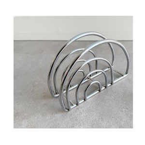 Elegant rustic handcrafted wire tissue holder for dining table bathroom and living room with <b>strong</b> durable metal design - Product Image 3