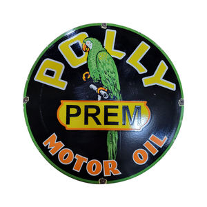 Meilleures ventes Forme Métal Artisanat Meilleurs Vintage Émail Signes À La Main En Fer Fonte Essence Huile Moteur Signe Conseil Direct Fabricant - Product Image 5