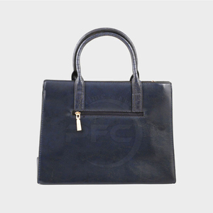 Sac en cuir véritable à la mode pour femmes Offre Spéciale fait à la main au Pakistan léger avec double poignée fermeture à glissière imprimé - Product Image 2