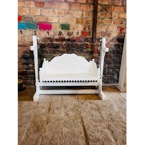 Balançoires Jhula artisanales en bois 3 places traditionnelles de qualité supérieure personnalisées pour l'extérieur fabricant grossiste Inde - Product Image 1