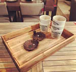 Plateau de service en bois d'acacia écologique direct d'usine - Product Image 4