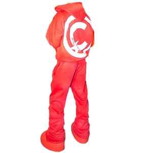 ชุดวอร์มแนววินเทจสำหรับผู้ชายและผู้หญิงชุดวอร์มทรงถุงมีฮู้ดมีซิประบาย460 GSM - Product Image 4