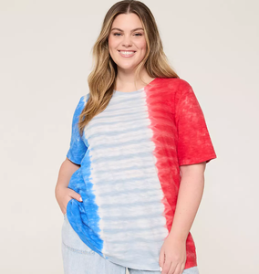 เสื้อยืดลำลองสีสันสดใสระบายได้ดีสำหรับผู้หญิงไซส์ใหญ่พิเศษระบายอากาศได้ดีคอกลมคุณภาพเครื่องแต่งกายตามสั่ง - Product Image 1