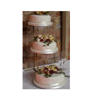 Soporte de pastel de metal de 3 niveles pulido blanco del fabricante indio Diseño extranjero para bodas y decoraciones de cumpleaños - Product Image 5