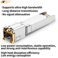 YTOPTO 10G SFP+ 구리 RJ45 트랜시버 모듈 30m 80m 10GBase-T, OEM 서비스, 주니퍼/시스코/브로케이드 호환, 3년 보증