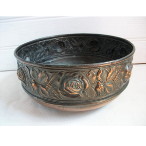 Cuenco de cobre de diseño Floral Premium, motivo tradicional, exhibición decorativa para REGALOS FESTIVOS, precio al por mayor - Product Image 2