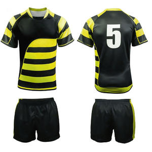 Uniformes de Rugby al por Mayor, Impresos, de la Mejor Calidad, Transpirables, de Secado Rápido, Ecológicos, Servicio OEM, Nuevo Diseño, 100% Poliéster - Product Image 2