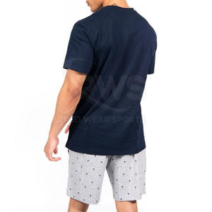 Ensemble de vêtements de sport OEM pour hommes, t-shirt et short, matériau évacuant l'humidité, ensemble de shorts pour une utilisation active - Product Image 4