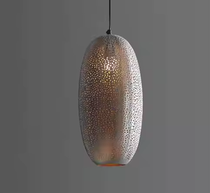 Luxury Metal Gold Hanging <b>Lamp</b> <b>Lamp</b> Made in Iron Metal With Gold Finish by Azora <b>Industries</b> - Product Image 1