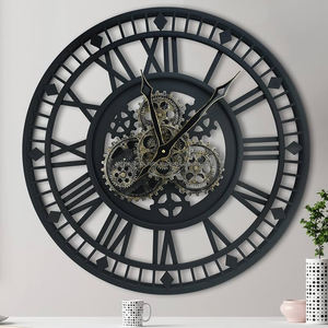 Horloge murale en métal Décoration et horloge Horloge murale en métal Fabricant et exportateur avec vente décorative - Product Image 3