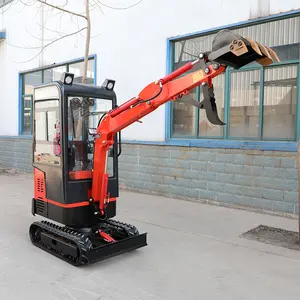 Retractable Excavator 0 1Ton 2Ton Excavator Forest Dig Excavator Agrotk Bager With Cab