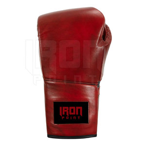 Adjustable Leather High Quality Moisture Wicking Boxing Gloves Customized Lace-Up MMA Training Gear - Product Image 3