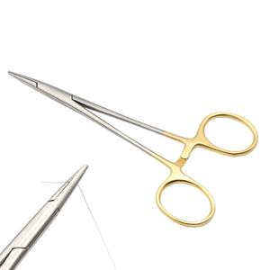 Pinzas ergonómicas de acero inoxidable para Iris, soporte de aguja, herramienta quirúrgica Manual, calidad superior, fácil manejo seguro, grado quirúrgico - Product Image 4