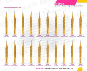 Pinzas de extensión de pestañas personalizadas a granel suministro personalizado accesorios de injerto de pestañas herramientas con etiqueta privada - Product Image 4