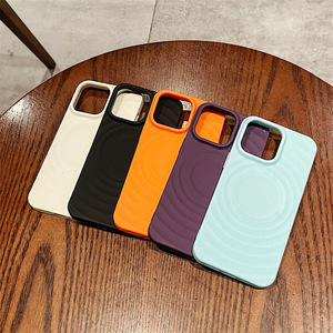 เคสโทรศัพท์ซิลิโคน TPU แม่เหล็กสุดหรูแบบบางพิเศษกันกระแทกลายคลื่น3D ฝาครอบมือถือสำหรับ iPhone 16 PROMAX 16 PLUS 15 14 13 - Product Image 5