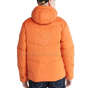 Veste matelassée à capuche pour homme avec finition hydrofuge et intérieur chaud Veste matelassée pour homme lourd - Product Image 3