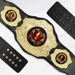 Premium Die Cast Heavy Championship Belt Adultes Cuir Véritable Wrestling Trophy Belt Sports Competitions Awards Gift Presentations - Product Image 6
