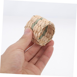 Rond de serviette tissé rond fabriqué au Vietnam matériau écologique pour la décoration de la maison et de la vaisselle en gros - Product Image 4