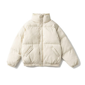 Chaqueta Bomber Acolchada de Invierno para Hombre, Personalizada al por Mayor, Cuello Alto, Tinte Liso, Alta Calidad, Gruesa, Larga y Cálida - Product Image 4