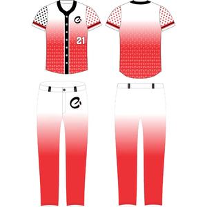 2025 nuevo diseño, venta al por mayor, camisetas y pantalones de béisbol de alta calidad, ropa en blanco, uniformes de béisbol para hombres - Product Image 1