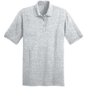 เสื้อโปโลผู้ชายคุณภาพสูงสำหรับฤดูร้อนเสื้อ100% คอตตอนถักแบบเรียบง่ายพิมพ์ลายปักโลโก้แขนสั้น - Product Image 6