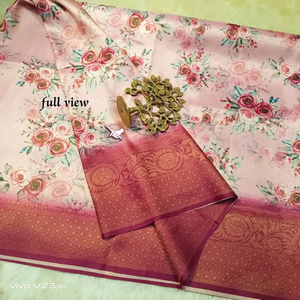ส่าหรีไหม kanchivram นุ่มบริสุทธิ์ - Product Image 6
