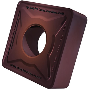 Inserto de Torneado Indexable con Recubrimiento PVD de Alta Calidad para ISO SNMG 190616E-RMT8430 7.94mm Paquete de 10 - Product Image 2