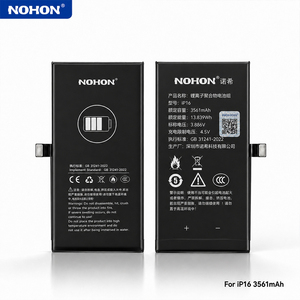 <span class=keywords><strong>Batteria</strong></span> per <span class=keywords><strong>iPhone</strong></span> 16 da 3561mAh, Ricaricabile ai Polimeri di Litio, <span class=keywords><strong>Batteria</strong></span> di <span class=keywords><strong>Ricambio</strong></span> di Grado A+ per Riparazioni e Vendita all'Ingrosso - Product Image 1