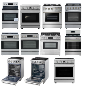 موقد غاز قائم بذاته من هايكسيون بـ 4 شعلات، هيكل من الفولاذ المقاوم للصدأ الأسود، فرن يعمل بالغاز المسال، عالي الجودة، بعرض 600 مم - Product Image 2