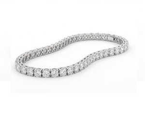 Pulsera de Diamantes Redondos con Corte Brillante, Clásica para Mujer, Diamantes Cultivados en Laboratorio - Product Image 1