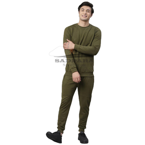 Survêtement léger pour hommes Premium Jogger Set Tissu en coton Mode décontractée Survêtement à manches longues pour toutes les saisons - Product Image 5