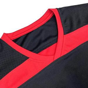 Jersey de fútbol de fabricación profesional, camiseta de fútbol de cuello redondo de tendencia superior de varios colores, camiseta de fútbol única Regular - Product Image 4