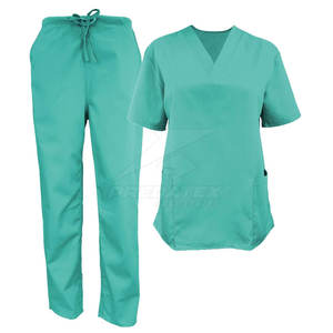 Migliore qualità del nuovo Design medico infermieristico Scrub uniforme da allenamento usura In Stock medico Scrub uniforme - Product Image 6