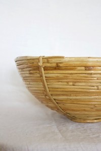 จานเสิร์ฟหวายทำด้วยมือที่ไม่เหมือนใครสานธรรมชาติเหมาะสำหรับอุปกรณ์เสริมอาหารในห้องครัวและร้านอาหาร - Product Image 4
