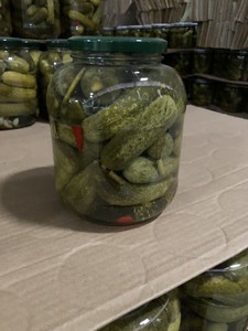 แตงกวาดองบรรจุกระป๋องผักพร้อมทานเป็นจำนวนมากจากดอกบัวสีฟ้าเวียดนาม - Product Image 4