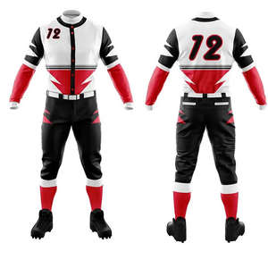 Tenues de baseball personnalisables de haute qualité, tendance, avec haut respirant et style sublimation - Product Image 2