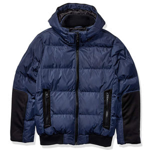 Venta al por mayor de ropa al aire libre chaqueta Puffer para los hombres de diseño de logotipo personalizado de talla grande chaqueta Puffer transpirable - Product Image 4
