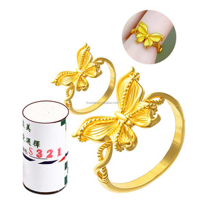 Moule <span class=keywords><strong>en</strong></span> plâtre pour bague de bijouterie Boasta, motif papillon, pour la fabrication d'<span class=keywords><strong>or</strong></span>, plusieurs tailles HK 10/12/14/16/18/20/22/24 - Product Image 1