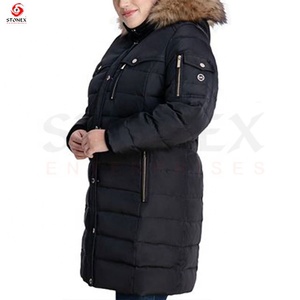 Chaquetas de mujer casuales de moda chaqueta de mujer de talla grande y abrigo de invierno puffer para mujer. - Product Image 4