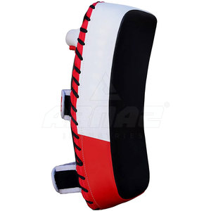 Almohadillas internas suaves para patadas tailandesas para un entrenamiento seguro para jóvenes, almohadillas tailandesas sintéticas de PU con costuras reforzadas para mayor estabilidad - Product Image 2