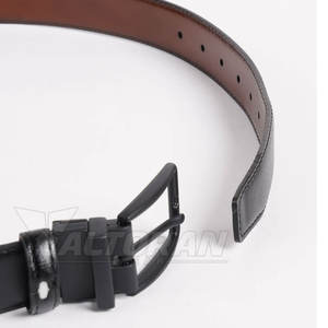 Valtoran เข็มขัดหนังวัวสีน้ำตาลแบบลำลองสำหรับผู้ชายปรับขนาดและสีได้ VW-905 - Product Image 4