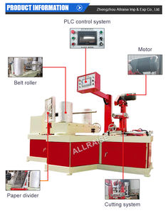 Macchina ad Alta Velocità ALLRAISE per la Produzione di Tubi in Cartone, Formatrice Automatica per Avvolgimento e Taglio di Carta Kraft - Product Image 2