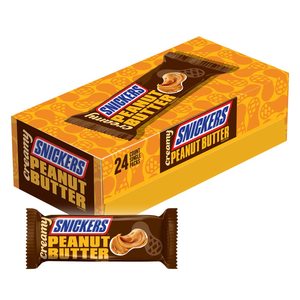 Barres chocolatées carrées individuelles au beurre de cacahuète crémeux SNICKERS, 1,4 once (paquet de 24) - Product Image 4