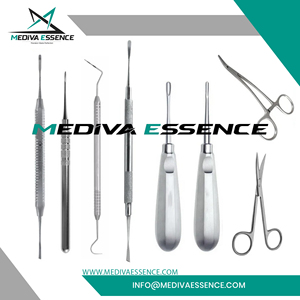 Kit d'instruments dentaires de base en acier inoxydable professionnel de 10 pièces équipement dentaire outils de chirurgie buccale dentaire avec marque privée - Product Image 5